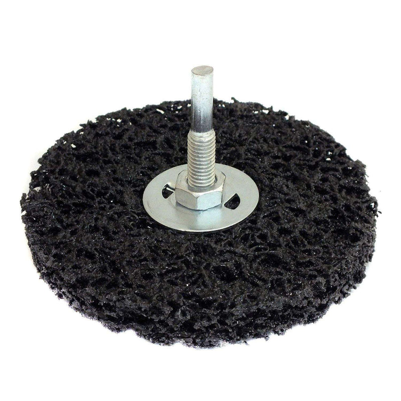 tooltime 100mm ROTARY POLYCARBIDE ABRASIVE DISC RUST & PAINT REMOVER DEBURRING WHEEL