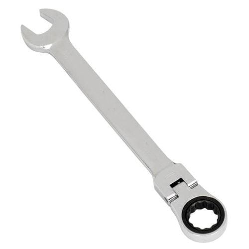 tooltime 10mm  Flexible Combination Ratchet Spanner Metric Chrome Vanadium Steel Flexi