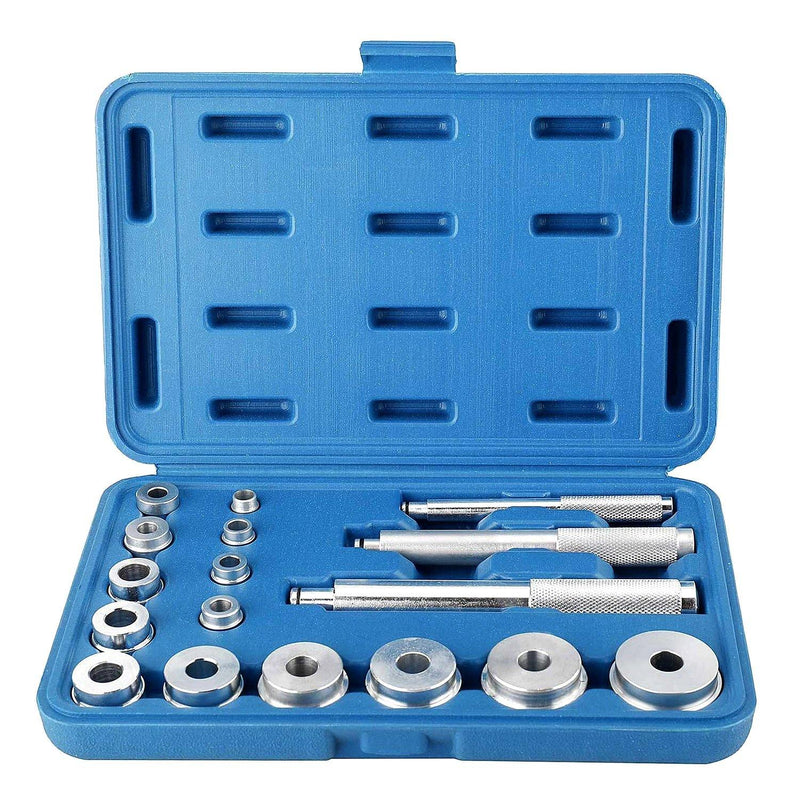 tooltime 17 Piece Universal Aluminium Wheel Bush Bearing Race & Seal Driver Set Tool Kit