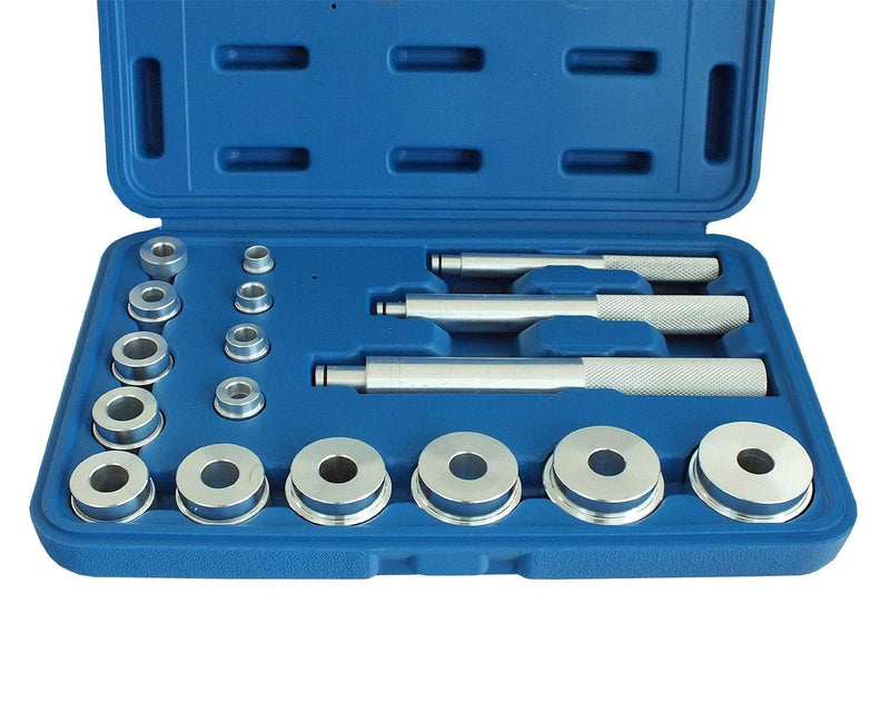 tooltime 17 Piece Universal Aluminium Wheel Bush Bearing Race & Seal Driver Set Tool Kit