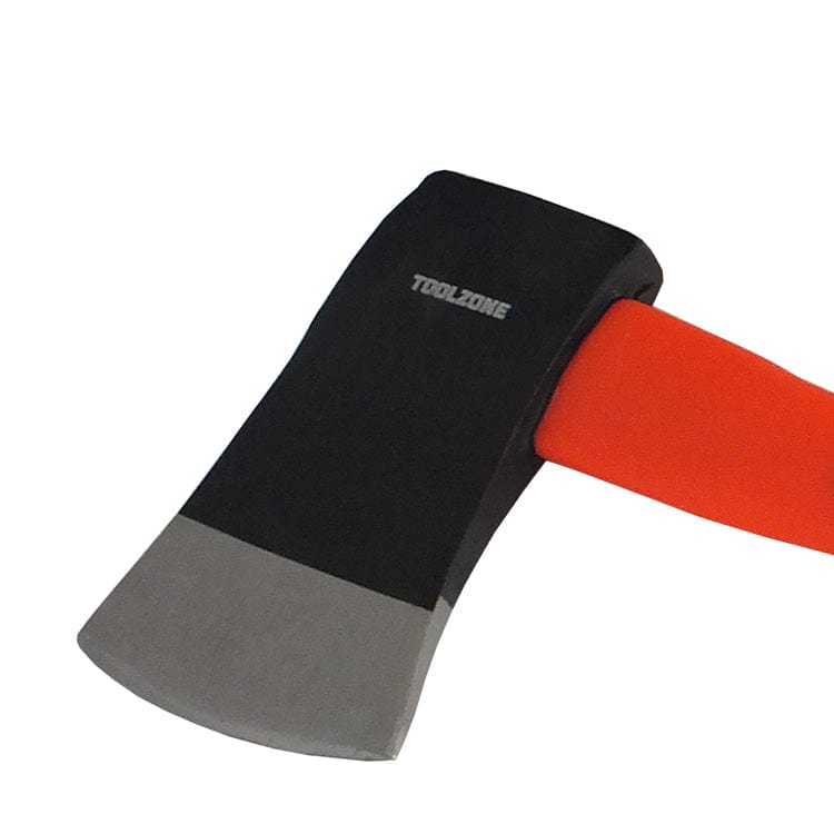 tooltime 2.5lb Log Splitting Maul Axe With Hi-viz Fibreglass Shaft & Rubber Grip Handle