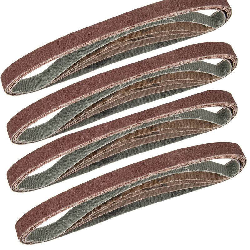 tooltime 20 Pack Power File Sanding Belts 457Mm X 13Mm - Mixed Grit