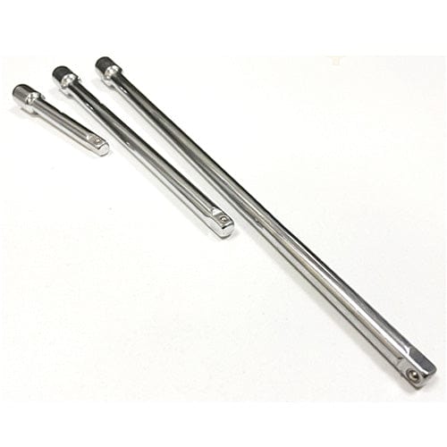 tooltime 3PC 1/4" INCH SQUARE DRIVE LONG REACH SOCKET EXTENSION BARS SET 3" 6" & 9"