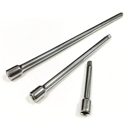 tooltime 3PC 1/4" INCH SQUARE DRIVE LONG REACH SOCKET EXTENSION BARS SET 3" 6" & 9"