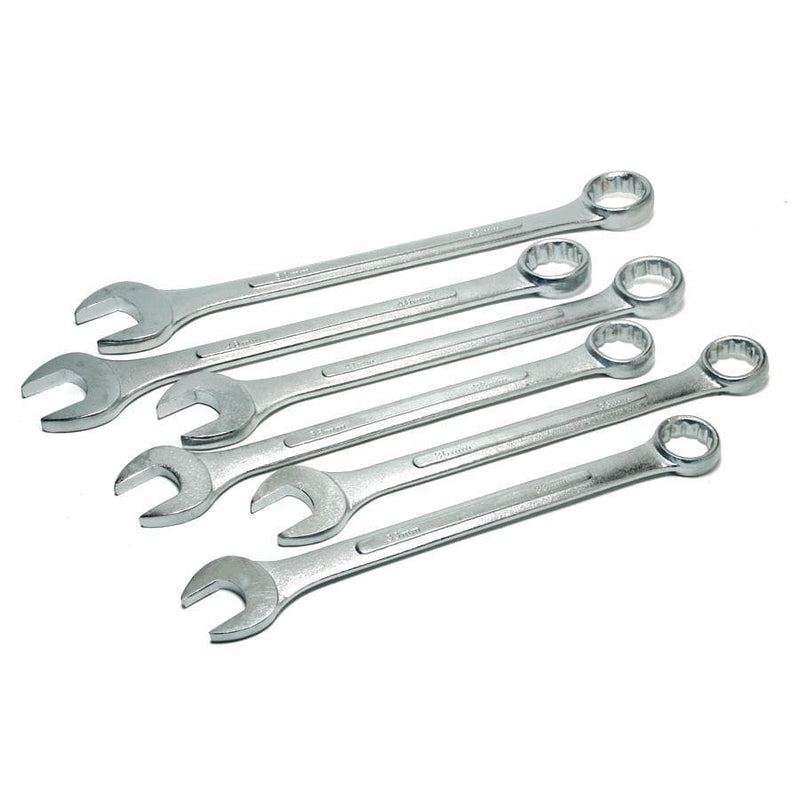 tooltime 6 PIECE LARGE JUMBO SPANNERS SET 33MM – 50MM DROP FORGED HEAT TREATED