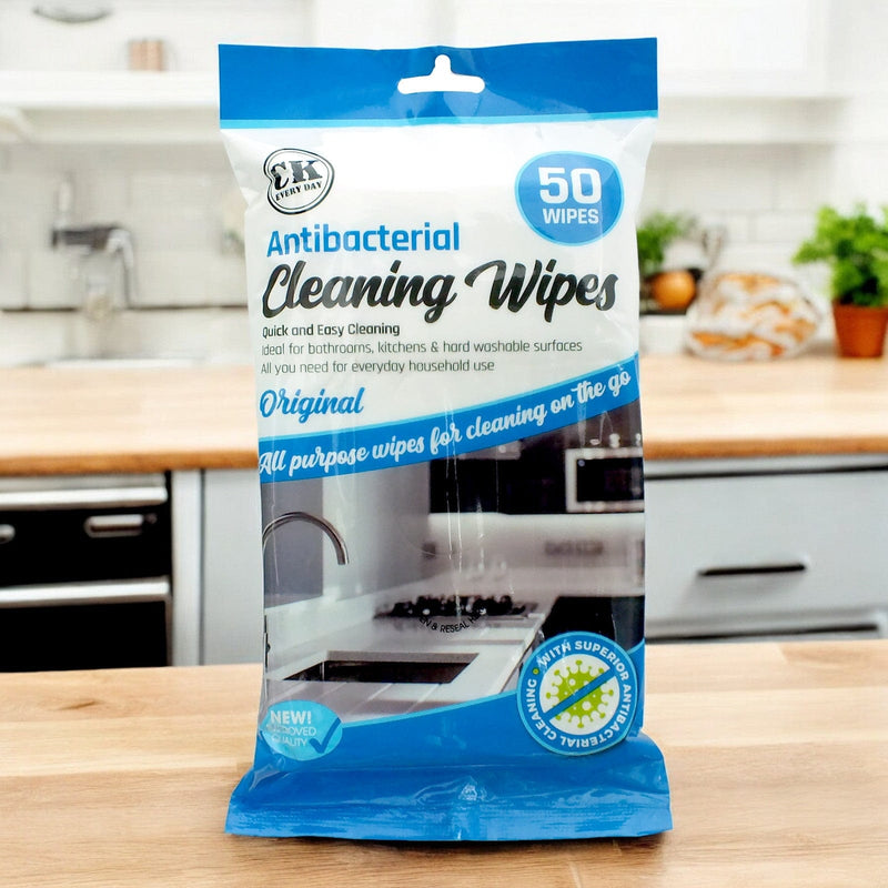 tooltime Antibacterial Wipes Antibacterial Cleaning Wipes Unscented Household Kitchen Bathroom Surfaces