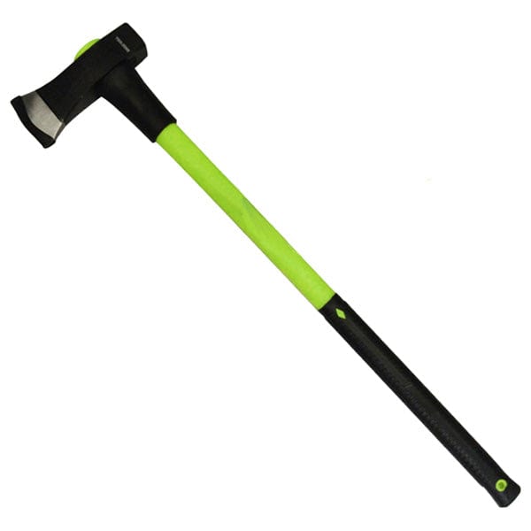 tooltime Axes 6lb Log Splitting Wood Maul Axe Fibreglass Shaft & Rubber Handle + Log Bomb