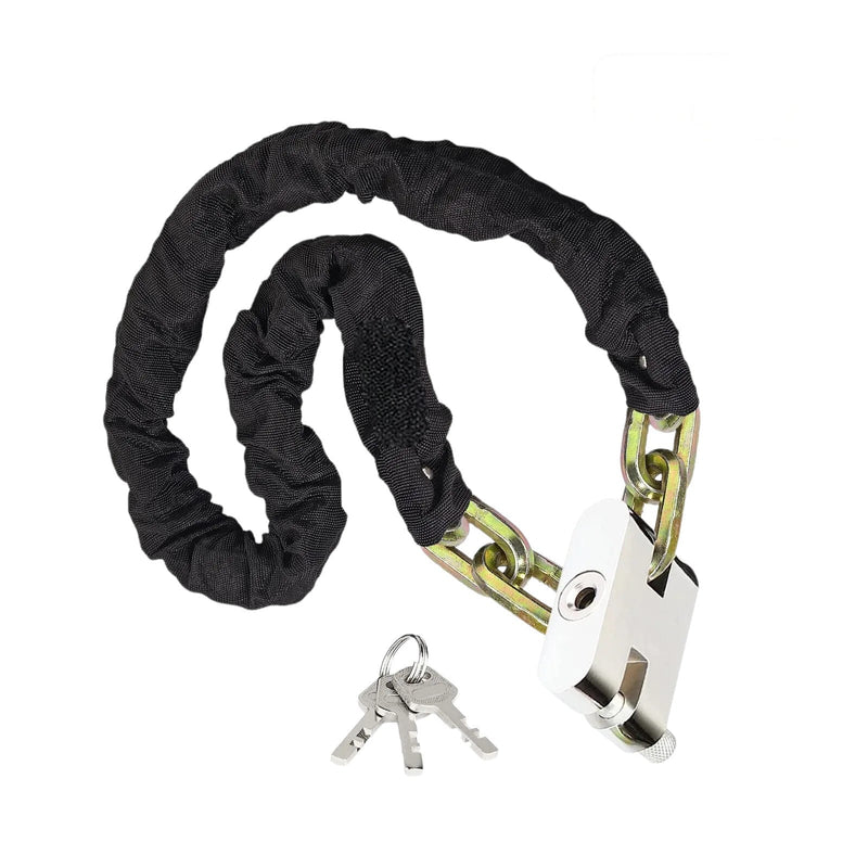 tooltime Bike Chain & Padlock 1.8m Heavy Duty Bike Chain & Padlock