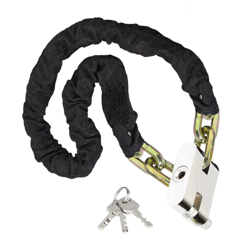 tooltime Bike Chain & Padlock 1.8m Heavy Duty Bike Chain & Padlock