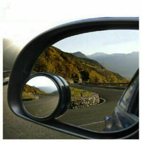 tooltime Blind Spot Mirrors Car Blind Spot Mirrors 2" 360 Wide Angle Convex Mirror 2PK