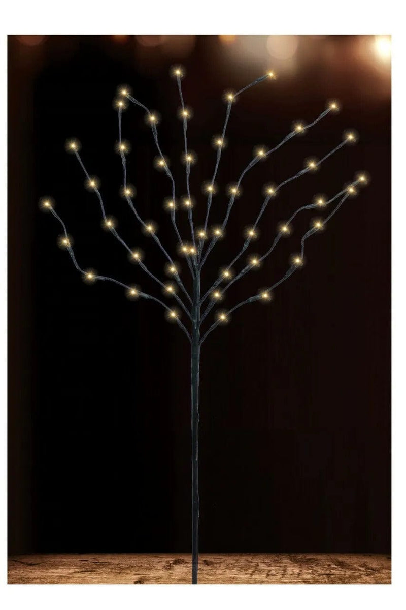 tooltime Christmas Lights 50 Led Twig Branch Christmas Light - Decorative Indoor Fairy 110cm