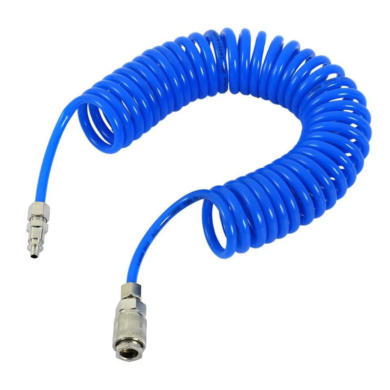 tooltime.co.uk Air Dust Gun Air Duster Blow Gun & 5m Flexi Recoil Hose | Dust Cleaning Blower Nozzle for Lorry and Truck Cabs