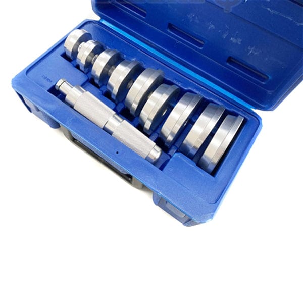 tooltime.co.uk Bearing Race & Seal Driver Set 10 Piece Bearing Race & Seal Driver Set with Storage Case