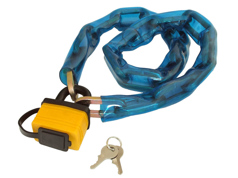 tooltime.co.uk Bike Chain & Padlock 1m Motorcycle Chain & 50mm Laminated Steel PadlockHigh Security