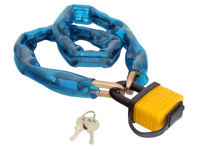 tooltime.co.uk Bike Chain & Padlock 1m Motorcycle Chain & 50mm Laminated Steel PadlockHigh Security