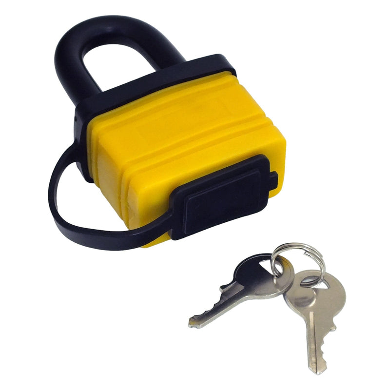 tooltime.co.uk Bike Chain & Padlock 1m Motorcycle Chain & 50mm Laminated Steel PadlockHigh Security