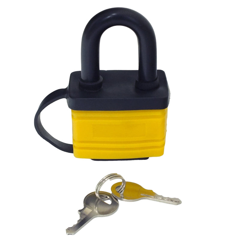 tooltime.co.uk Bike Chain & Padlock 1m Motorcycle Chain & 50mm Laminated Steel PadlockHigh Security