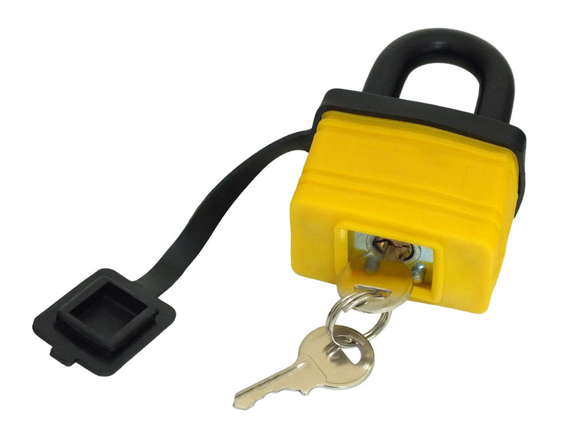 tooltime.co.uk Bike Chain & Padlock 1m Motorcycle Chain & 50mm Laminated Steel PadlockHigh Security