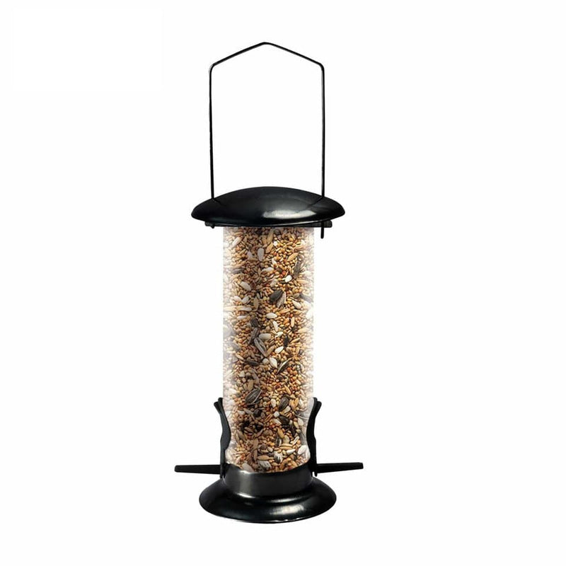 tooltime.co.uk Bird Feeders 2 Piece Hanging Bird Feeders Set for Nuts & Seeds Garden Feeding Station + Free Chart