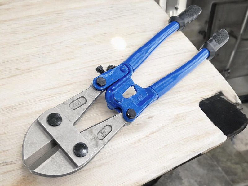 tooltime.co.uk Bolt Cutters Heavy Duty 18" Bolt Cutters Wire Cable Croppers High Carbon Steel Blades 450mm