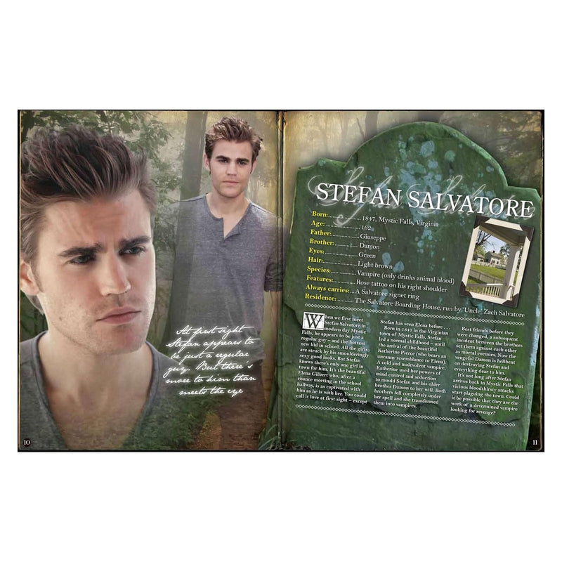 tooltime.co.uk Book 100% The Vampire Diaries Harcover Book Unofficial Guide with FREE Poster