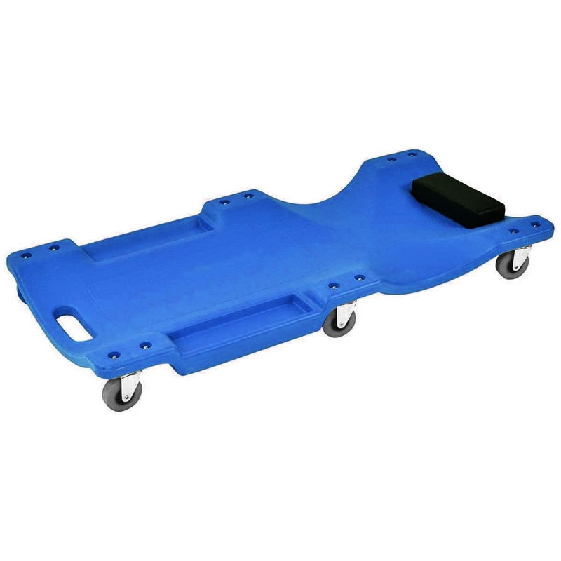 tooltime.co.uk Creeper Mechanic's Creeper Low Profile Under Car Rolling 6 Wheeled Garage Crawler Board