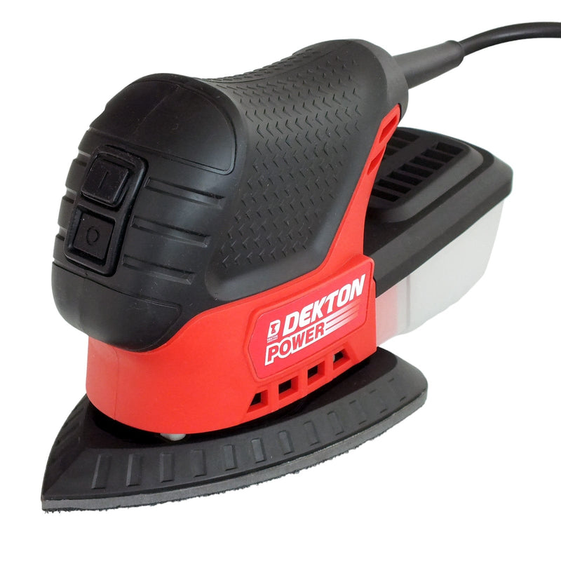 tooltime.co.uk Electric Detail Sander 75W Electric Mini Detail Sander plus 41 Mouse Sanding Sheets and Dust Collection Box