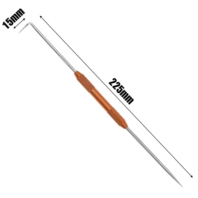 tooltime.co.uk Engineers Scriber 225mm Engineers Scriber Marking Tool with Straight & 90° Hardened Steel Tips