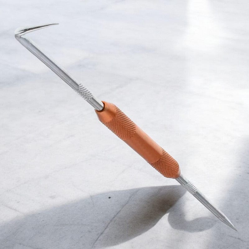 tooltime.co.uk Engineers Scriber 225mm Engineers Scriber Marking Tool with Straight & 90° Hardened Steel Tips