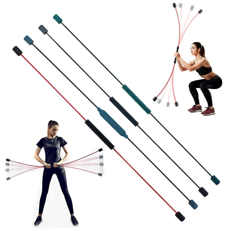 tooltime.co.uk FLexibar Exercise Pole Flexibar Exercise Stick High-Frequency Vibration Pole for Fitness Workout Yoga & Zumba