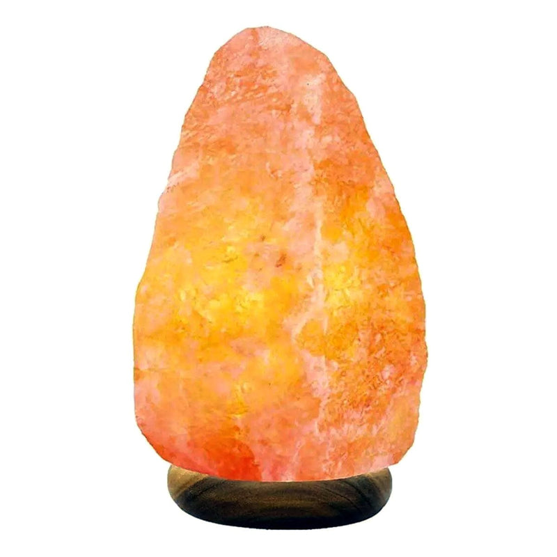 tooltime.co.uk Himalayan Crystal Salt Lamp 100% Natural Pink Himalayan Crystal Rock Salt Table Lamp with Wooden Base