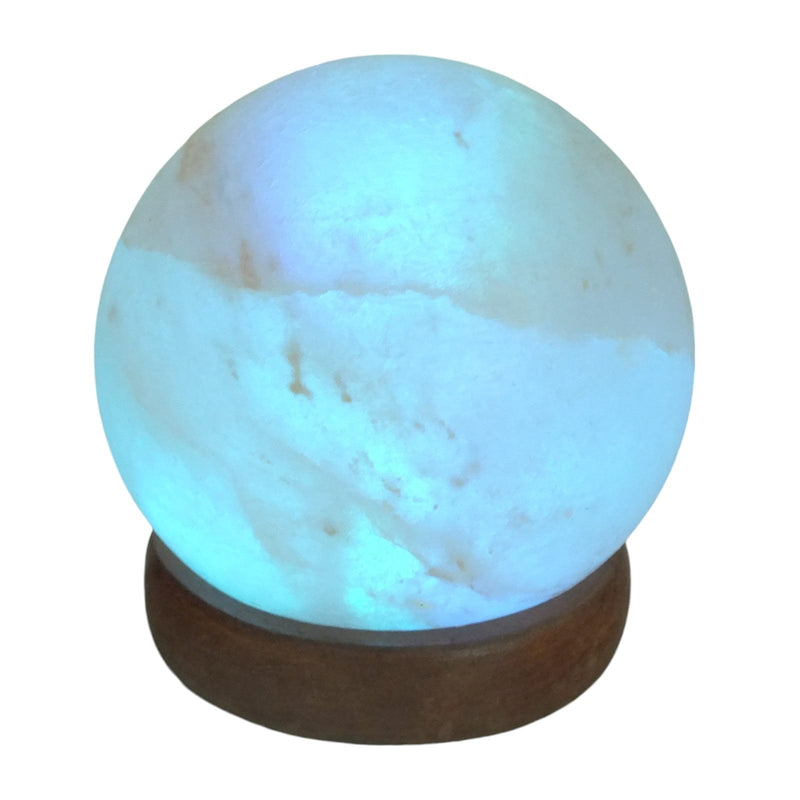 tooltime.co.uk Himalayan Crystal Salt Lamp USB Natural Himalayan Crystal Rock Salt Table Lamp with Colour Changing LED Light