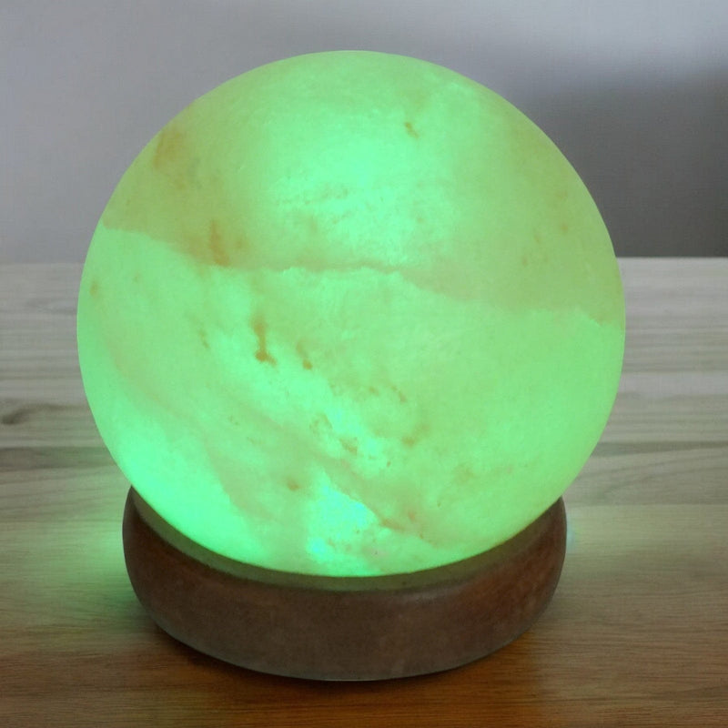 tooltime.co.uk Himalayan Crystal Salt Lamp USB Natural Himalayan Crystal Rock Salt Table Lamp with Colour Changing LED Light