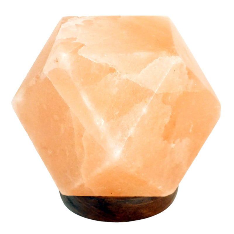 tooltime.co.uk Himalayan Crystal Salt Lamp USB Powered Rock Salt Table Lamp with LED Colour Changing Lights | 100% Natural Himalayan Crystal with Wooden Base