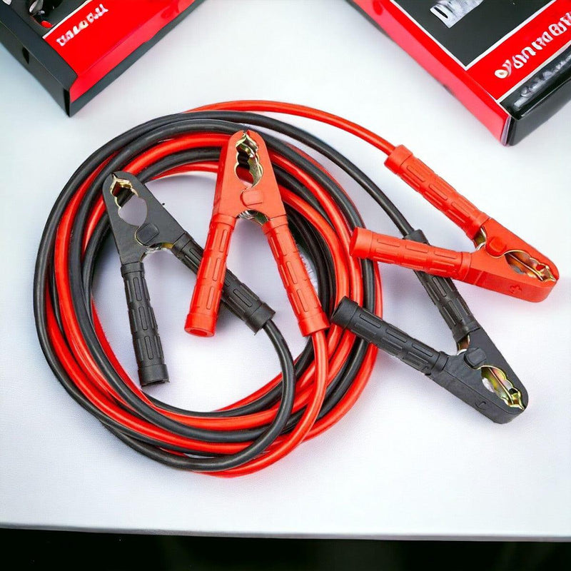 tooltime.co.uk Jump Leads Heavy Duty 3m Jump Leads 600 Amp Battery Booster Cables