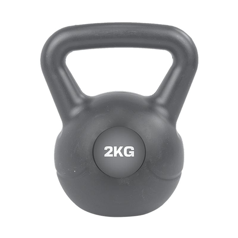 tooltime.co.uk Kettlebell Kettlebell Weights 2kg 4kg or 6kg Home Fitness Workout | Grey or Pink