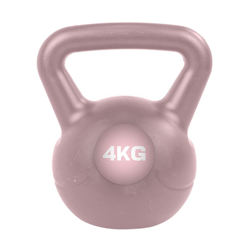 tooltime.co.uk Kettlebell Kettlebell Weights 2kg 4kg or 6kg Home Fitness Workout | Grey or Pink