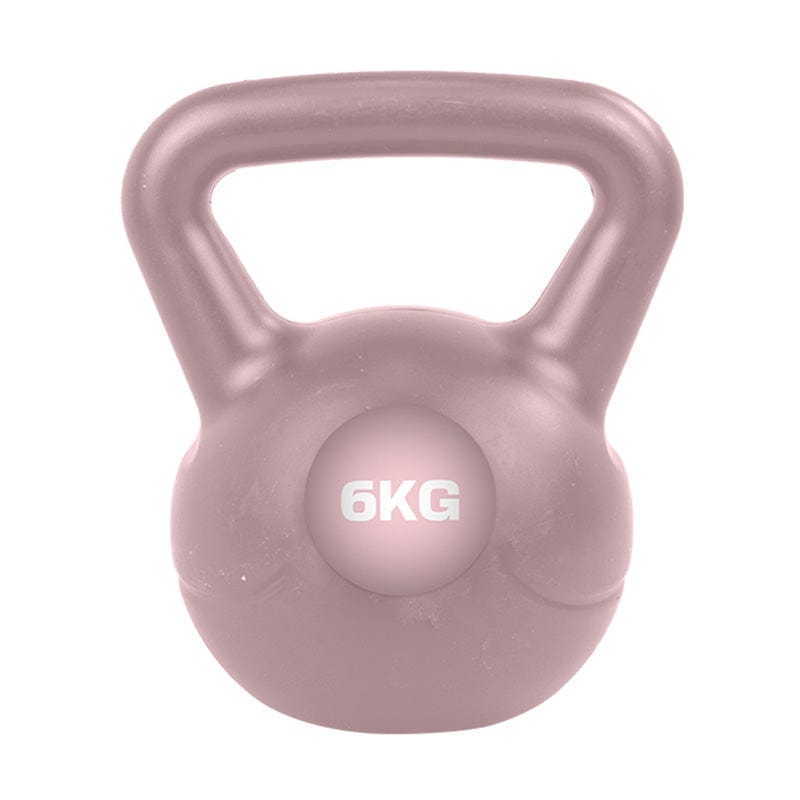 tooltime.co.uk Kettlebell Kettlebell Weights 2kg 4kg or 6kg Home Fitness Workout | Grey or Pink