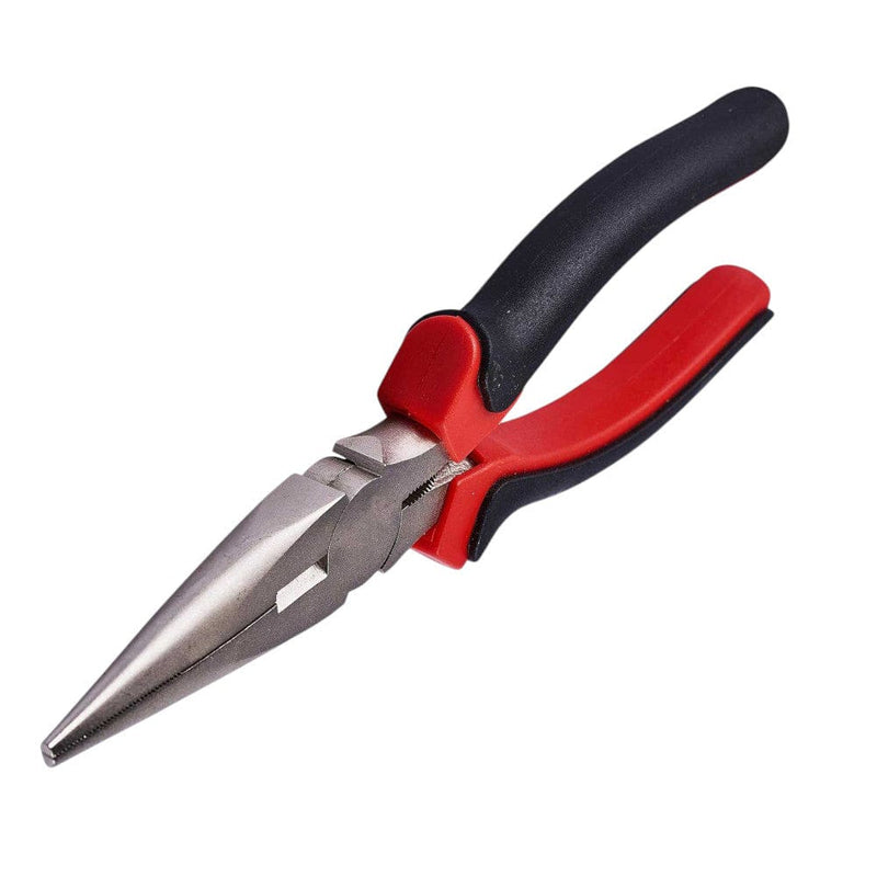 tooltime.co.uk Long Nose Pliers PRO Heavy Duty 8" 200mm - Soft Grip