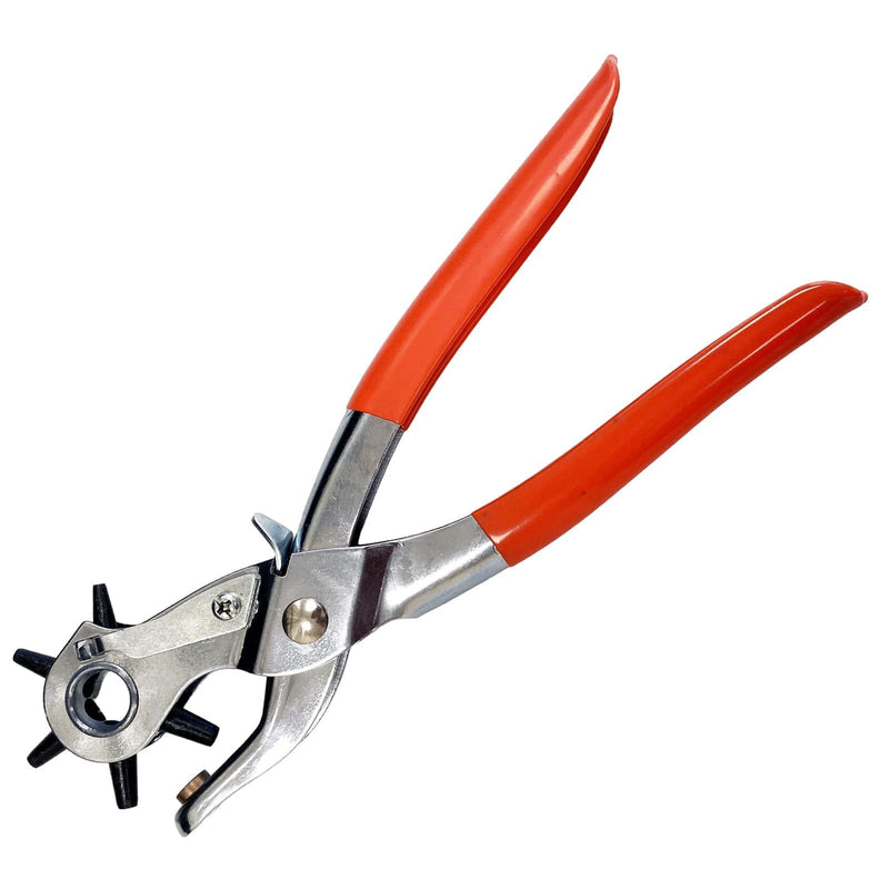 tooltime.co.uk Punch Pliers Revolving Hole Punch Pliers for Leather, Canvas Plastic and Textiles | 2mm - 4.5mm