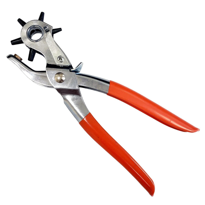 tooltime.co.uk Punch Pliers Revolving Hole Punch Pliers for Leather, Canvas Plastic and Textiles | 2mm - 4.5mm