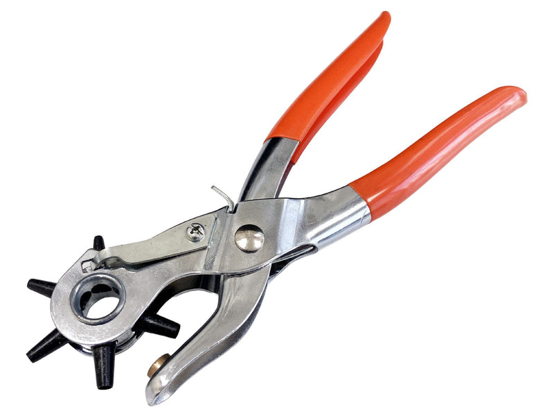 tooltime.co.uk Punch Pliers Revolving Hole Punch Pliers for Leather, Canvas Plastic and Textiles | 2mm - 4.5mm