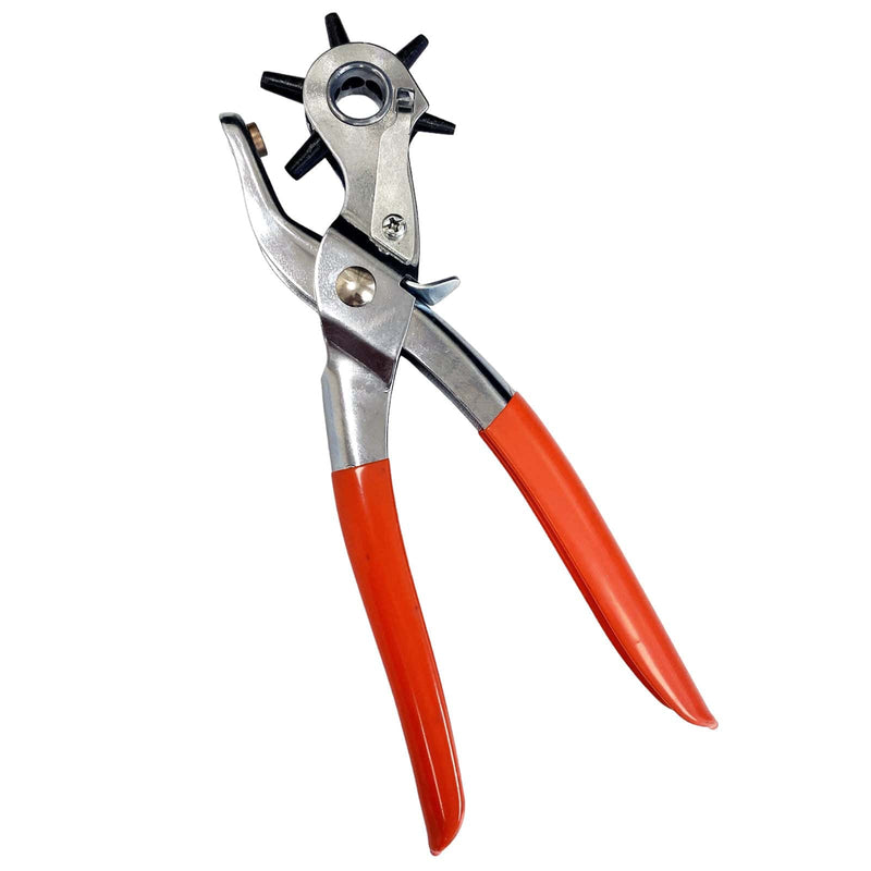 tooltime.co.uk Punch Pliers Revolving Hole Punch Pliers for Leather, Canvas Plastic and Textiles | 2mm - 4.5mm