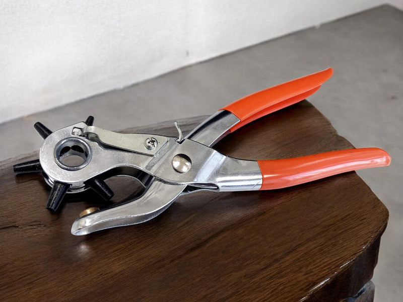 tooltime.co.uk Punch Pliers Revolving Hole Punch Pliers for Leather, Canvas Plastic and Textiles | 2mm - 4.5mm