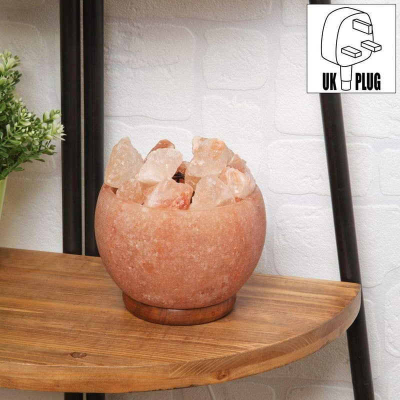 tooltime.co.uk Rock Salt Table Lamp Natural Himalayan Crystal Rock Salt Table Lamp Air Purifier