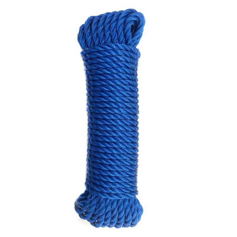 tooltime.co.uk Utility Rope Multipurpose Polypropylene Rope Shank 6mm x 15m