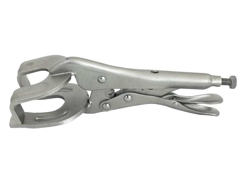 tooltime.co.uk Welding Clamps 3 Piece Welding Clamps Set C-Clamp Mole Vice Grip Locking Pliers