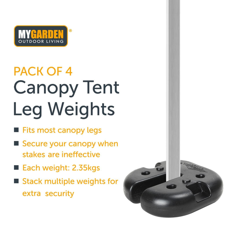 tooltime-DGI Canopy Leg Weights 4 Piece Canopy Leg Weights for Gazebos, Marquees and Market Stalls