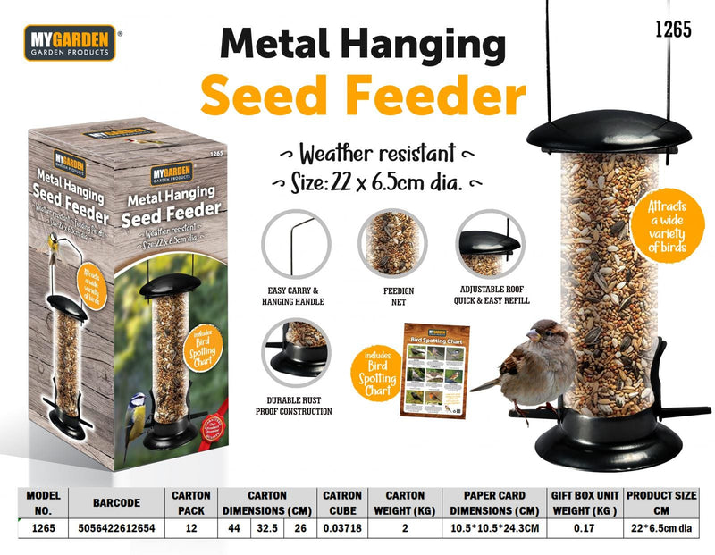 tooltime-DGI Metal Bird Hanging Seed Feeder