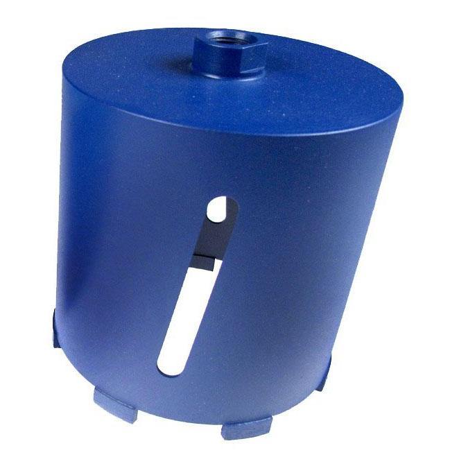 tooltime Diamond Core Drill Bit 152Mm X 150Mm Diamond Core Drill + 100Mm Hex Arbor + Pilot Drill